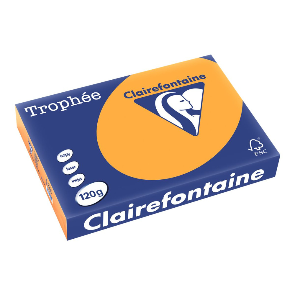 Produktbild för Clairefontaine TROPHEE - vanligt papper - 250 ark - A4 - 120 g/m²