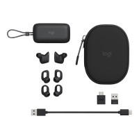 Produktbild för Logitech Zone True Wireless - True wireless-hörlurar med mikrofon