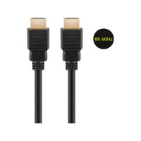 Produktbild för Goobay 61640, 2 m, HDMI Typ A (standard), HDMI Typ A (standa...