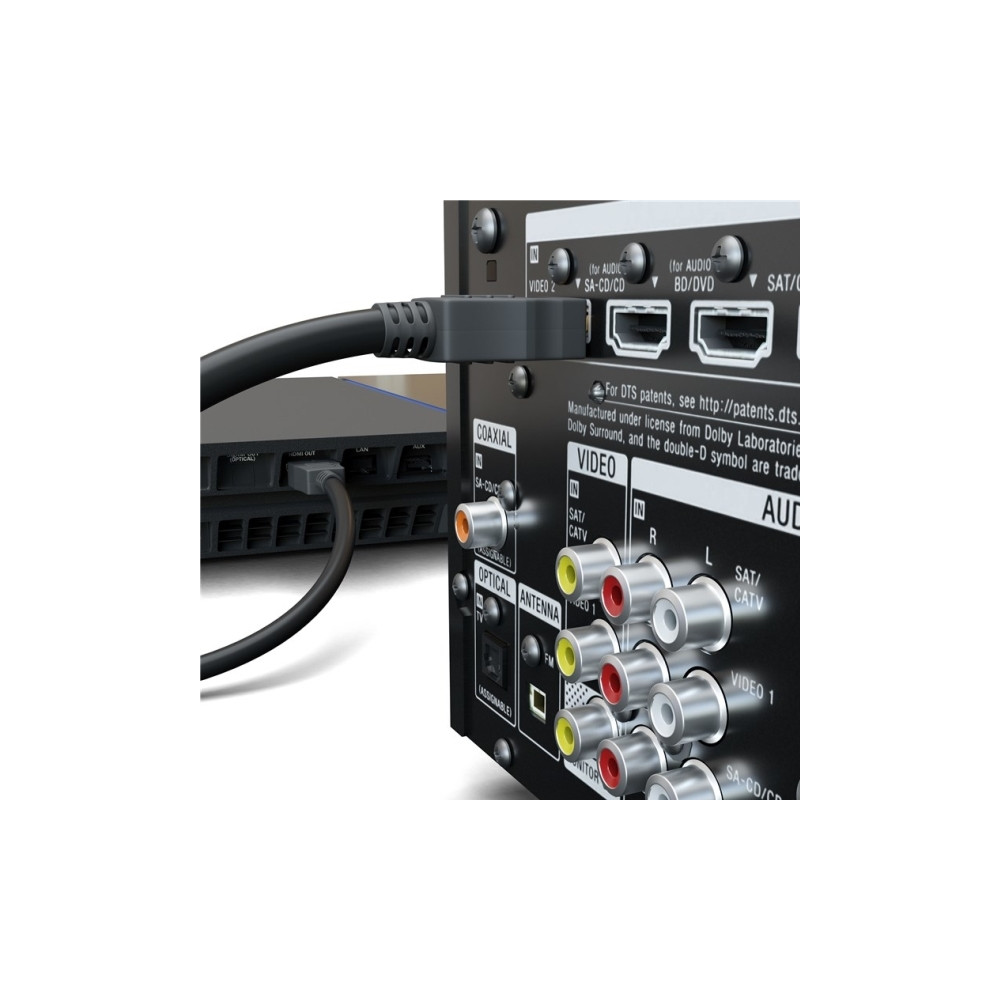 Produktbild för Goobay 61640, 2 m, HDMI Typ A (standard), HDMI Typ A (standa...