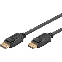 Produktbild för Goobay 61696, 1 m, DisplayPort, DisplayPort, Hankoppling, Ha...