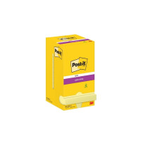 Produktbild för Post-it Super Sticky Notes, ultragul, 76 mm x 76 mm, pakke a...