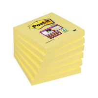 Produktbild för Post-it Super Sticky Notes, ultragul, 76 mm x 76 mm, pakke a...