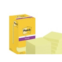 Produktbild för Post-it Super Sticky Notes, ultragul, 76 mm x 76 mm, pakke a...