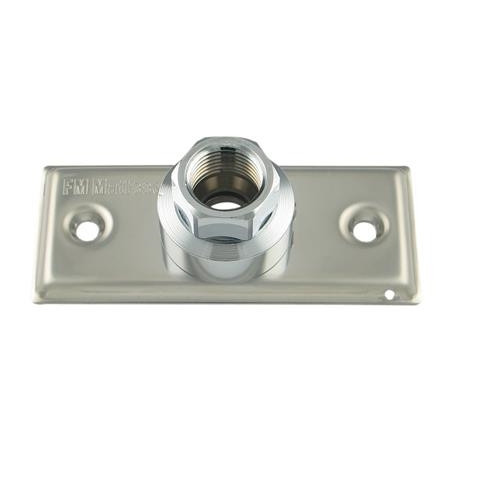 Mora FMM monteringskoppling 15mmx1/2 med täckplatta, krom, stål,...