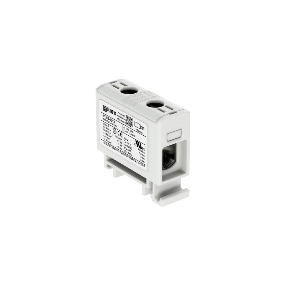 Produktbild för OTL-isoleret universal klemme aluminium/kobber 1,5-50 mm2 gr...