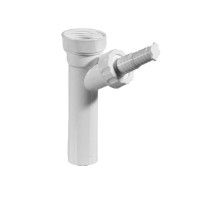 Produktbild för Purus vaskemaskinetilslutning Ø 32 mm 1.1/4" med slangestuds