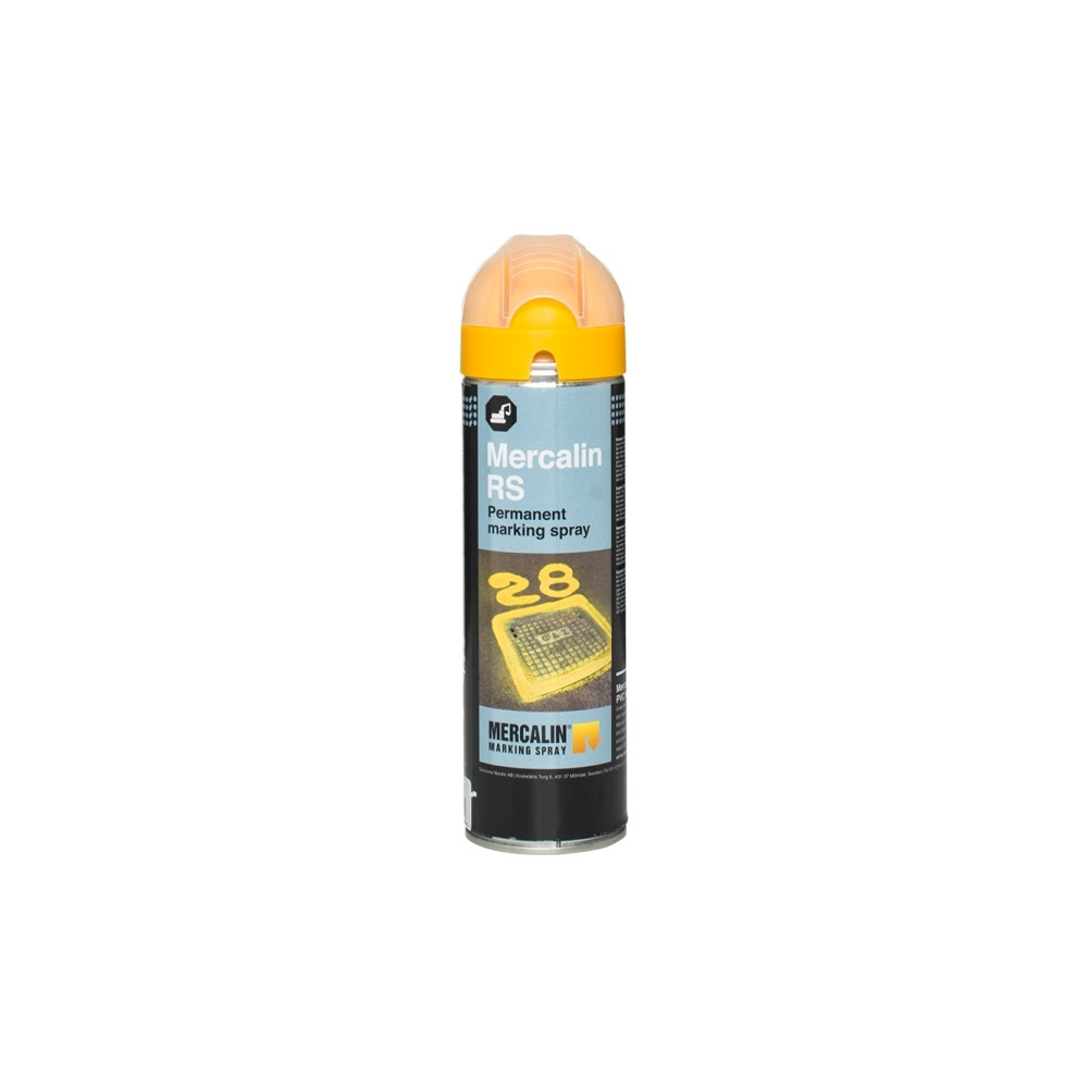 Produktbild för MERCALIN varumärke spray RS 500 ml. GUL