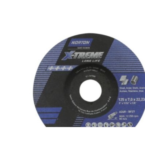 Saint-Gobain Abrasives A/S Skrubskive 125x7,0x22,23mm - Slipmaskiner