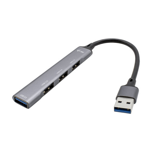 i-tec i-Tec USB 3.0 Metal HUB - hubb - 4 portar