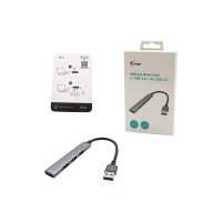 Produktbild för i-Tec USB 3.0 Metal HUB - hubb - 4 portar