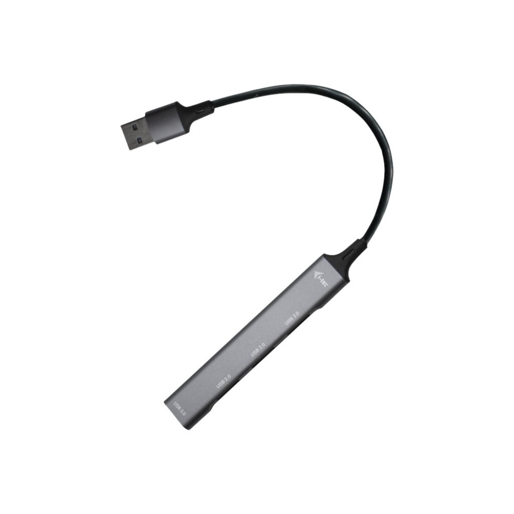 Produktbild för i-Tec USB 3.0 Metal HUB - hubb - 4 portar