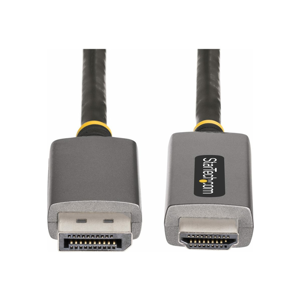 Produktbild för StarTech.com 6ft (2m) DisplayPort to HDMI Adapter Cable, 8K 60Hz, 4K 144Hz, HDR10, DP 1.4 to HDMI 2.1 Active Video Converter, DisplayPort Desktop to HDMI Monitor, M/M - DisplayPort to HDMI Cord (133DISPLAYPORTHDMI21) - adapterkabel - DisplayPort / HDMI - 