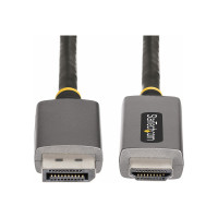 Produktbild för StarTech.com 6ft (2m) DisplayPort to HDMI Adapter Cable, 8K 60Hz, 4K 144Hz, HDR10, DP 1.4 to HDMI 2.1 Active Video Converter, DisplayPort Desktop to HDMI Monitor, M/M - DisplayPort to HDMI Cord (133DISPLAYPORTHDMI21) - adapterkabel - DisplayPort / HDMI - 