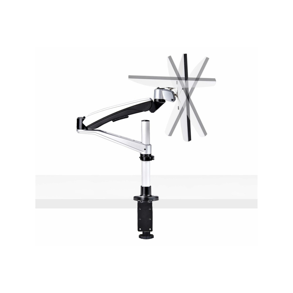 Produktbild för StarTech.com Monitor Desk Mount, VESA 75x75/100x100, 27/30-inch Screens monteringssats - justerbar arm - för LCD-display - svart - TAA-kompatibel