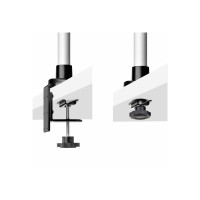 Produktbild för StarTech.com Monitor Desk Mount, VESA 75x75/100x100, 27/30-inch Screens monteringssats - justerbar arm - för LCD-display - svart - TAA-kompatibel