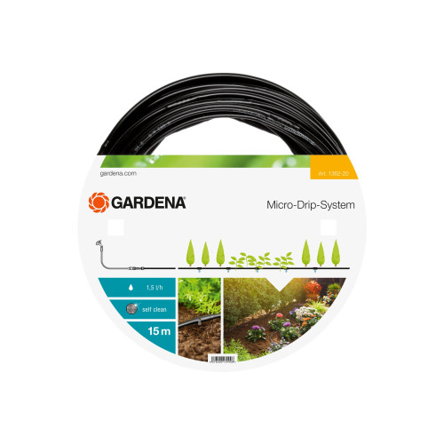Gardena Gardena Micro-Drip-System - droppbevattningslinje - 15 m - lämplig för 4,6 mm (3/16") slang