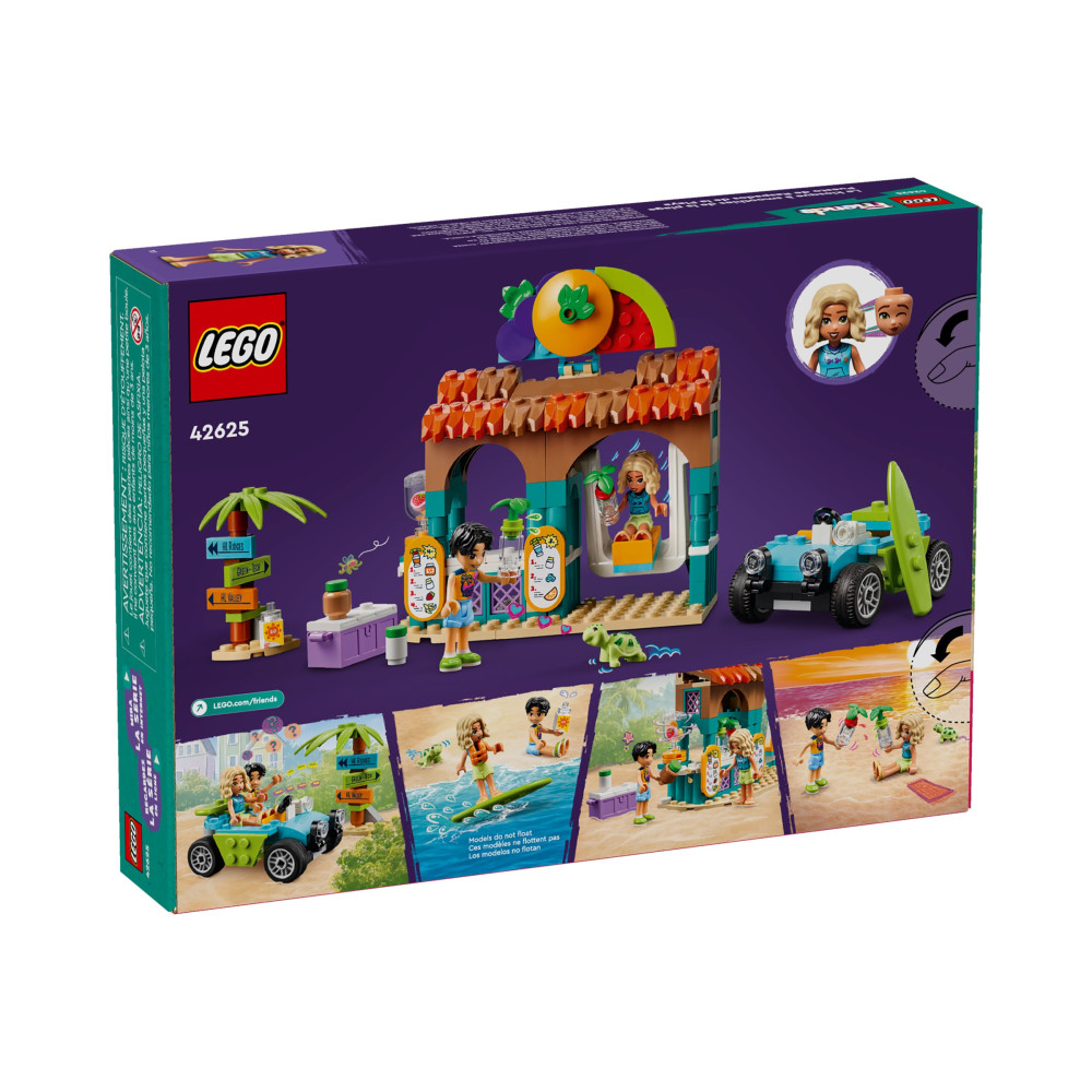 Produktbild för LEGO Friends 42625 - Beach Smoothie Stand - byggsats
