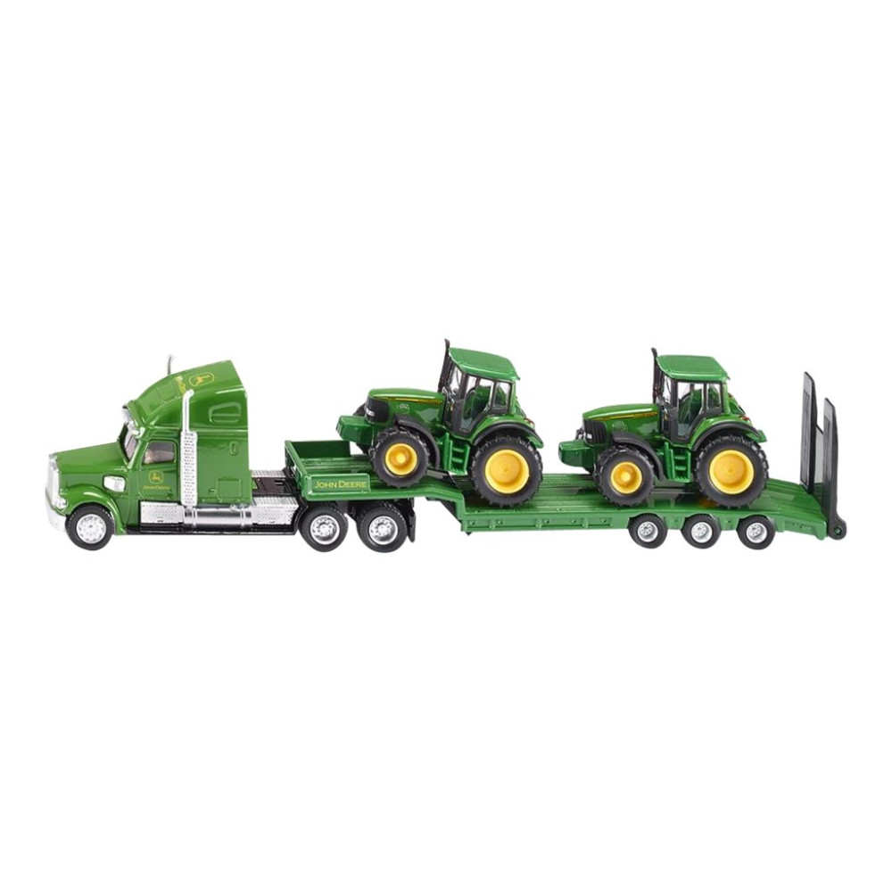 Produktbild för Siku Farmer - Låg lastare med John Deere traktorer