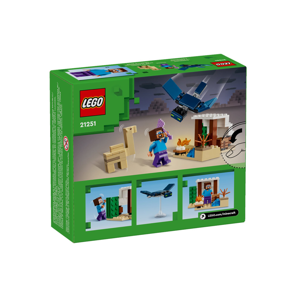 Produktbild för LEGO Minecraft 21251 - Steves Ökenexpedition - byggsats
