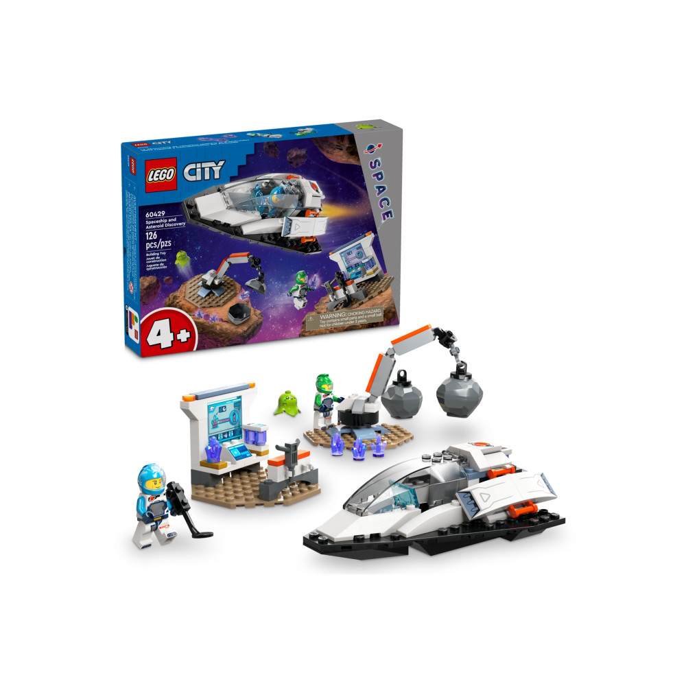 Produktbild för LEGO City - Rymdskepp och asteroid upptäckte - byggsats