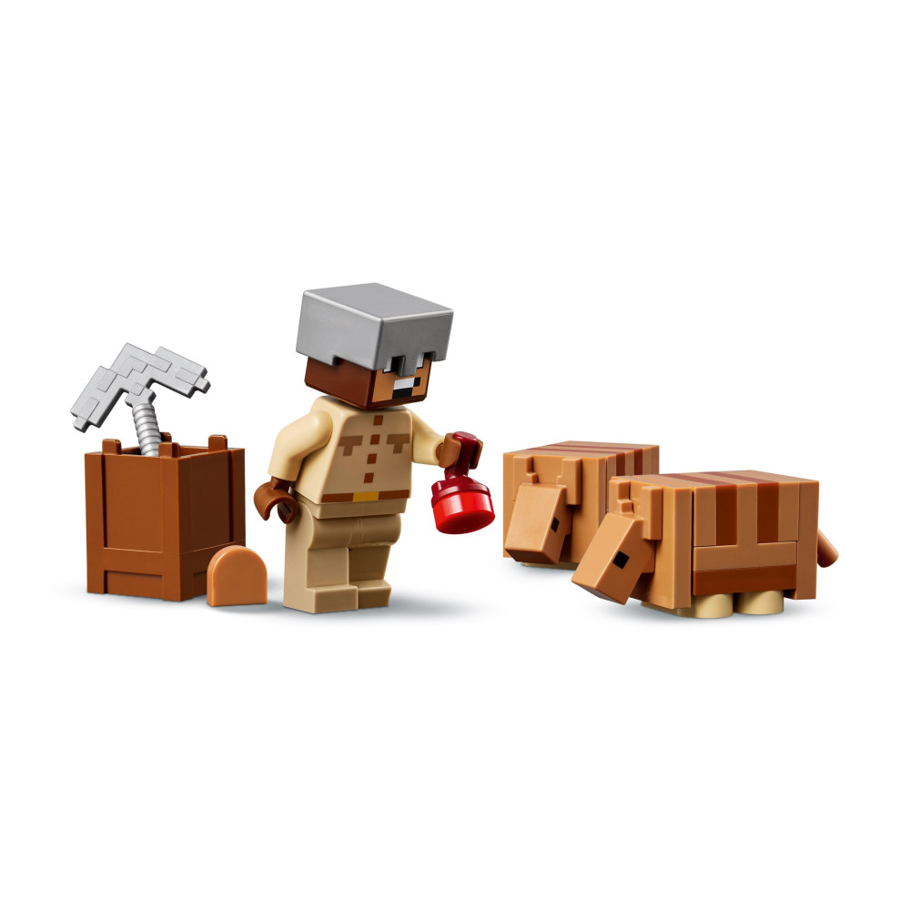 Produktbild för LEGO Minecraft 21269 - Armadillo Mine Expeditionen - byggsats