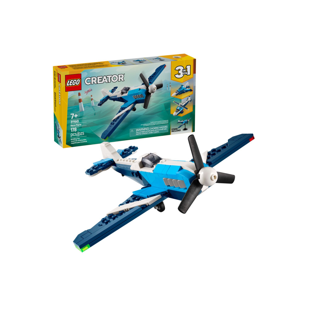 Produktbild för LEGO Creator 3in1 31160 - Flygplan: Racerplan - byggsats