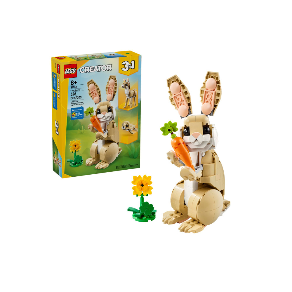 Produktbild för LEGO Creator 3in1 31162 - Söt Kanin - byggsats