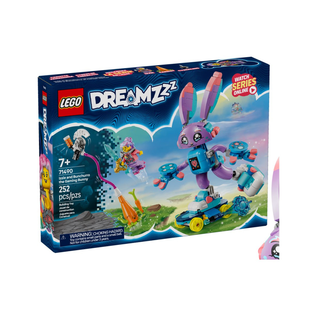 Produktbild för LEGO DREAMZzz 71490 - Izzie och Bunchurro, den spelande kaninen - byggsats