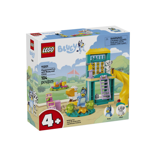 LEGO LEGO Bluey 11201 - Lekplatskul med Bluey och Chloe - byggsats