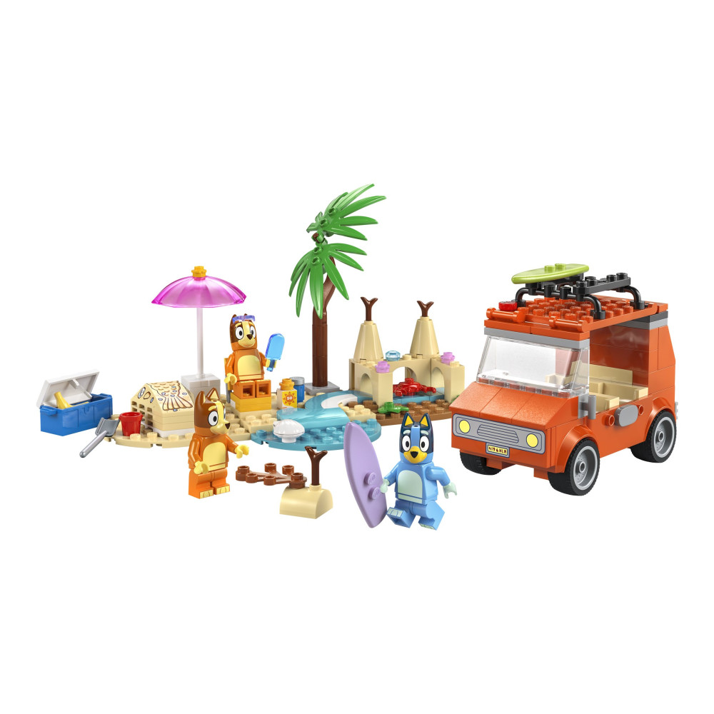 Produktbild för LEGO Bluey 11202 - Blueys Strand & Familjebilresa - byggsats