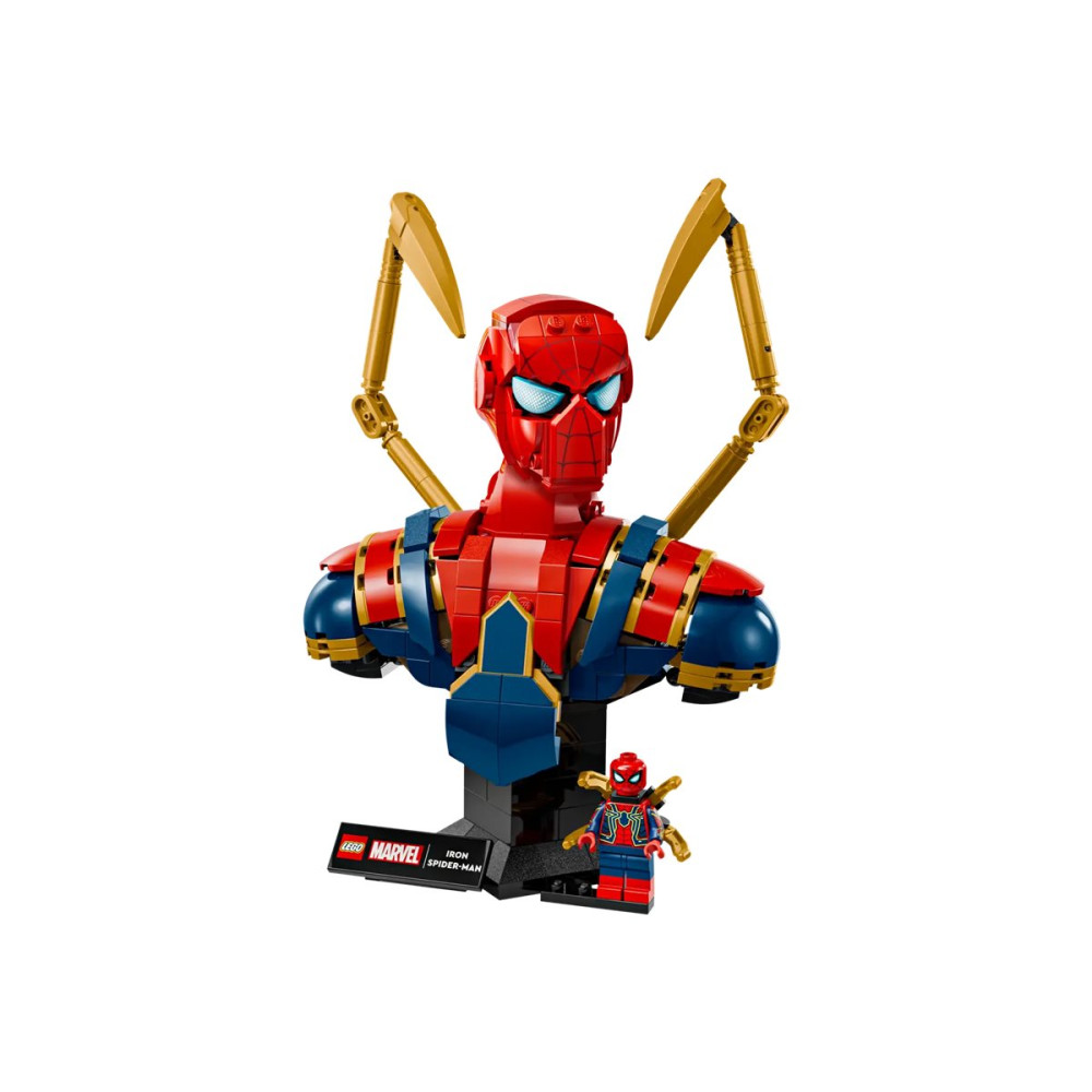 Produktbild för LEGO Marvel 76326 - Iron Spider-Man Bust - byggsats
