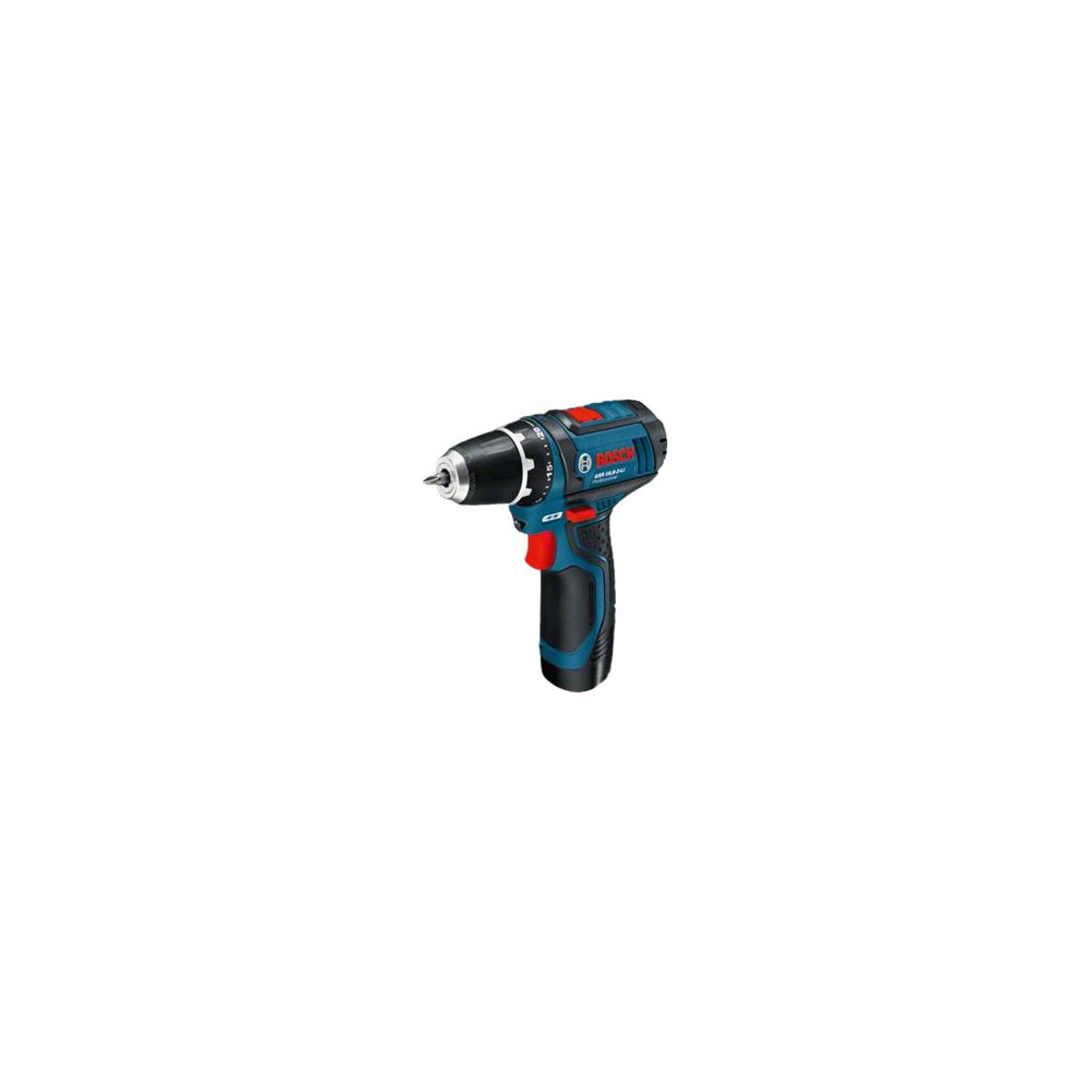 Produktbild för Bosch Light Series GSR 10,8-2-LI Professional borr/drivare - sladdlös - 2 hastigheter - 2 batterier