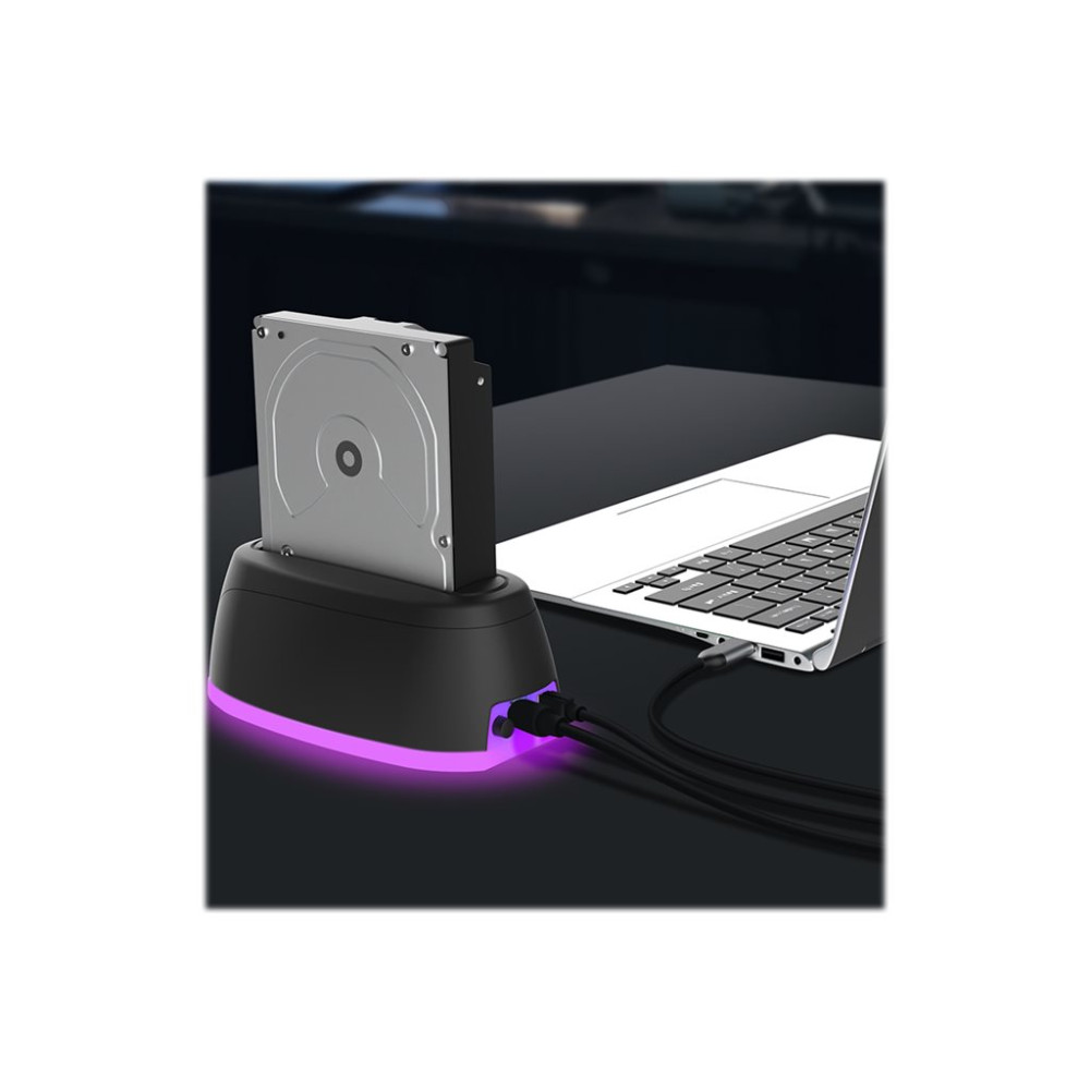 Produktbild för ICY BOX IB-1124L-C3 - HDD dockningsstation - SATA 6Gb/s - USB 3.0