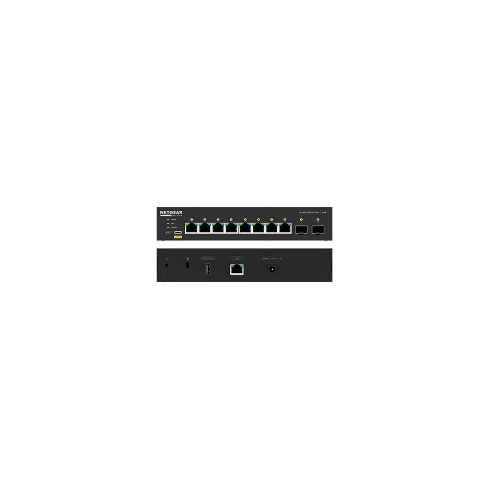 Produktbild för NETGEAR AV Line M4250-8G2XF-PoE+ - switch - 10 portar - Administrerad