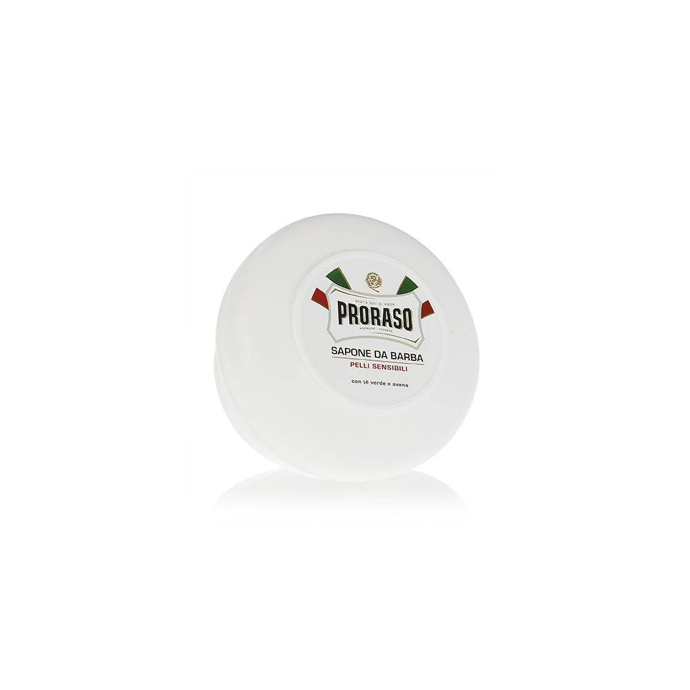 Produktbild för PRORASO White shaving soap for sensitive skin for men 150 ml