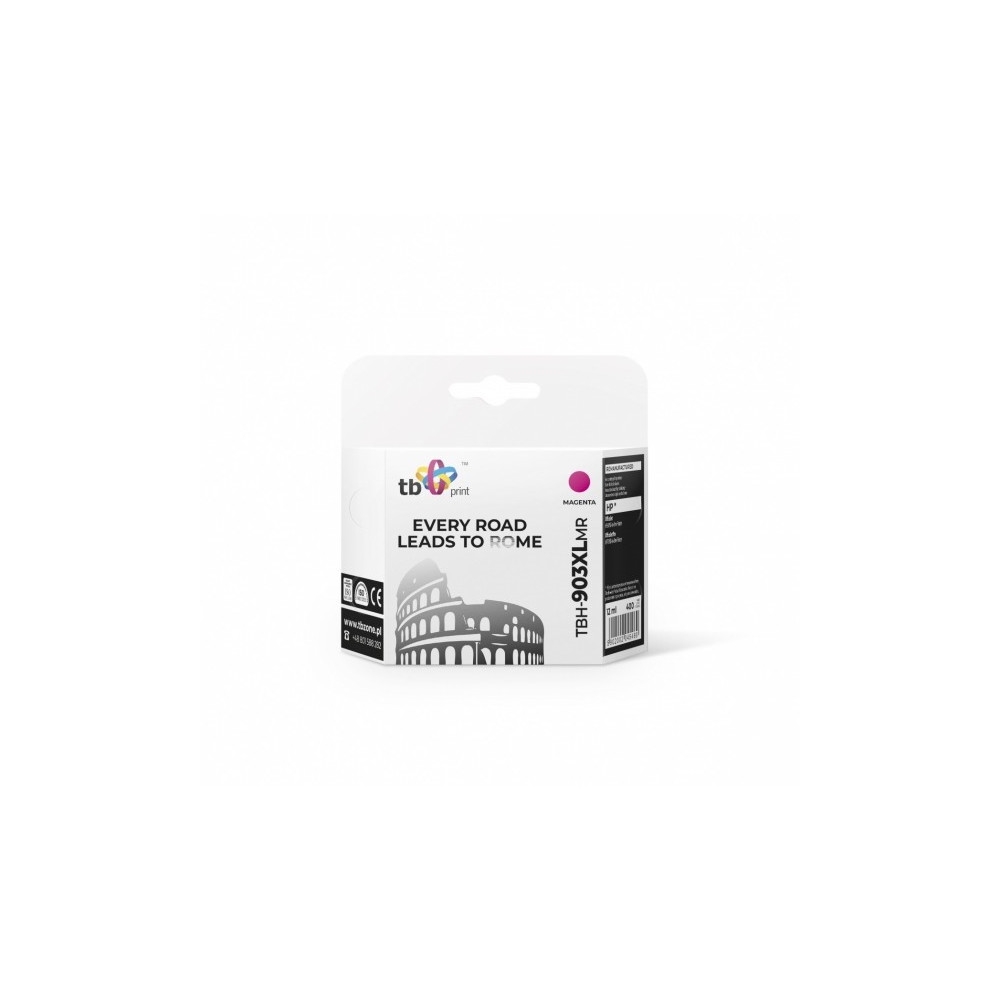 Produktbild för TB Print TBH-903XLMR, Pigmentbaserat bläck, 12 ml, 400 sidor...
