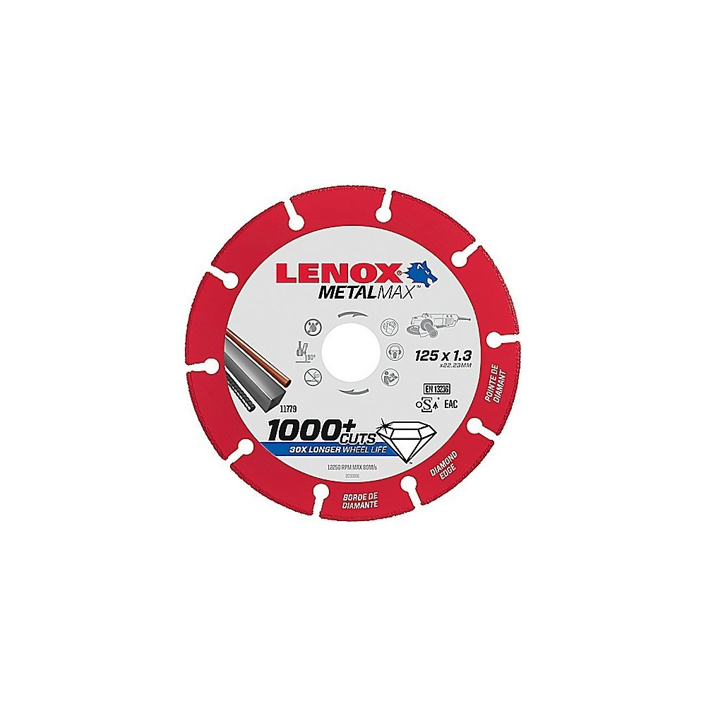 Produktbild för LENOX 2030866, Klippskiva, Platt i mitten, Metall, Varje var...