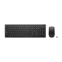 Produktbild för Lenovo Essential Wireless Combo Gen 2 - sats med tangentbord och mus - QWERTY - Nordisk - svart Inmatningsenhet