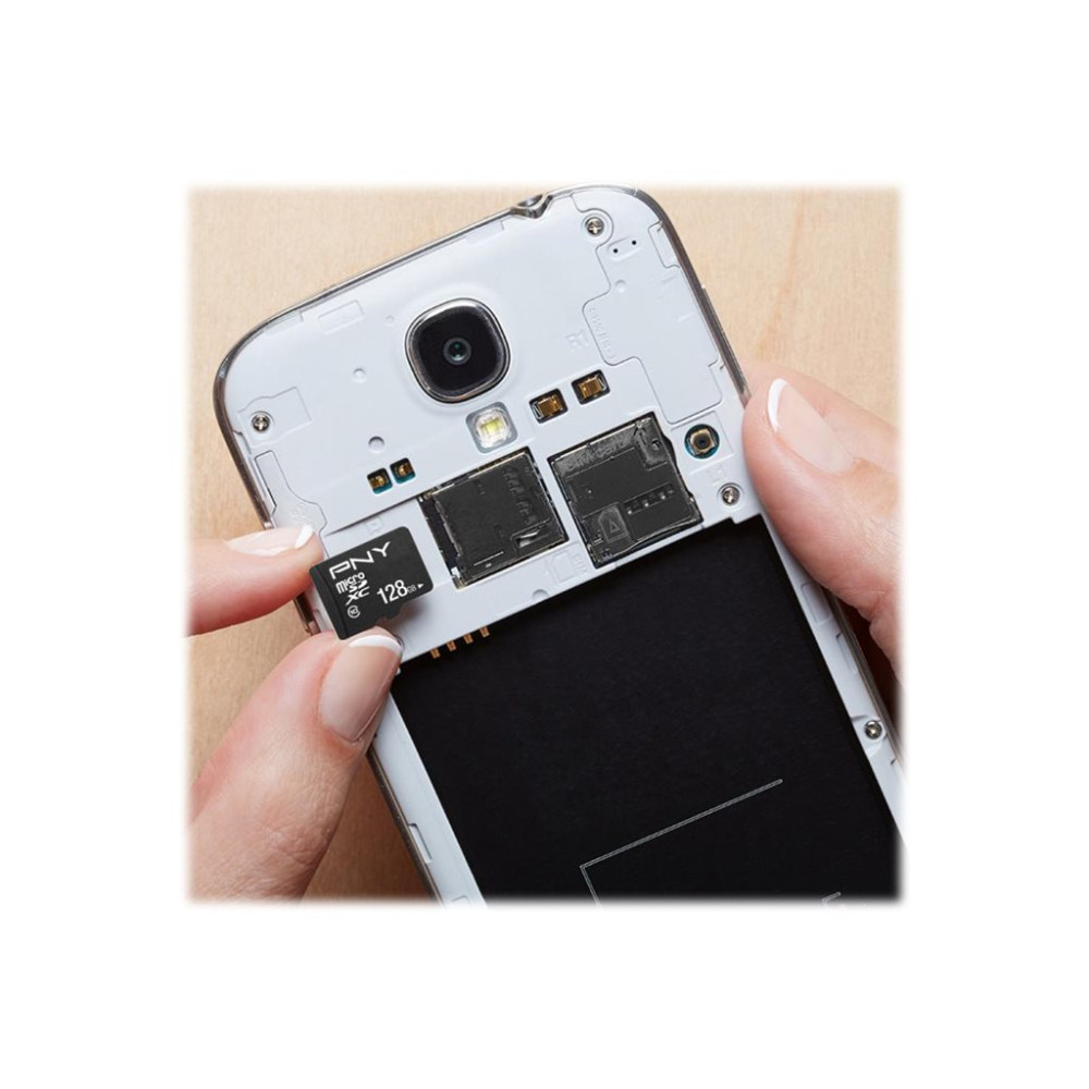 Produktbild för PNY Performance Plus - flash-minneskort - 128 GB - microSDXC