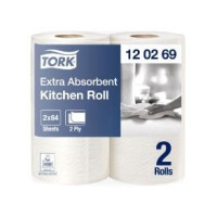 Produktbild för Hushållspapper Tork Extra Plus Premium 2-lagers vit