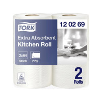 Produktbild för Hushållspapper Tork Extra Plus Premium 2-lagers vit