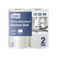 Produktbild för Hushållspapper Tork Extra Plus Premium 2-lagers vit