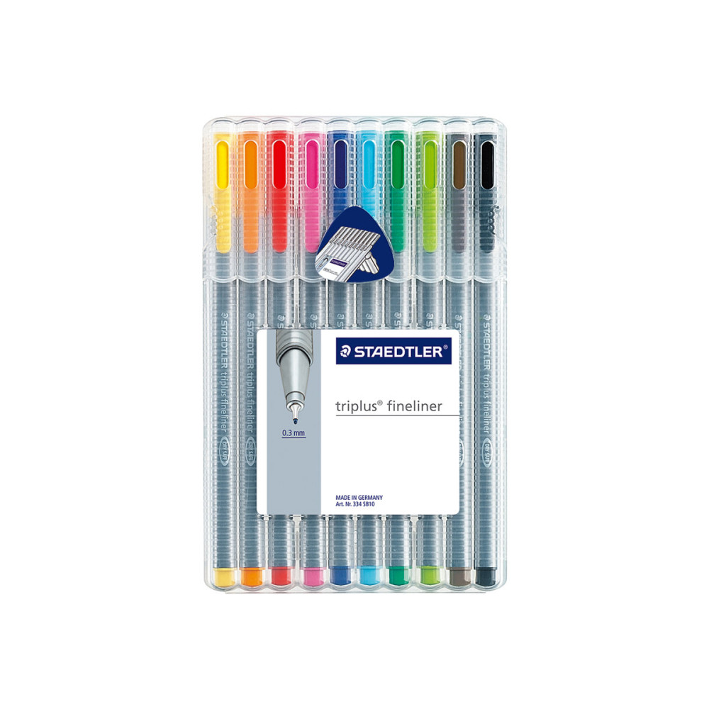 Produktbild för STAEDTLER triplus - fineliner (paket om 10)