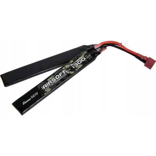 Gens ace Gens Ace batteri 25C 1300mAh 2S1P 7,4V Saddle Airsoft Gun Li...