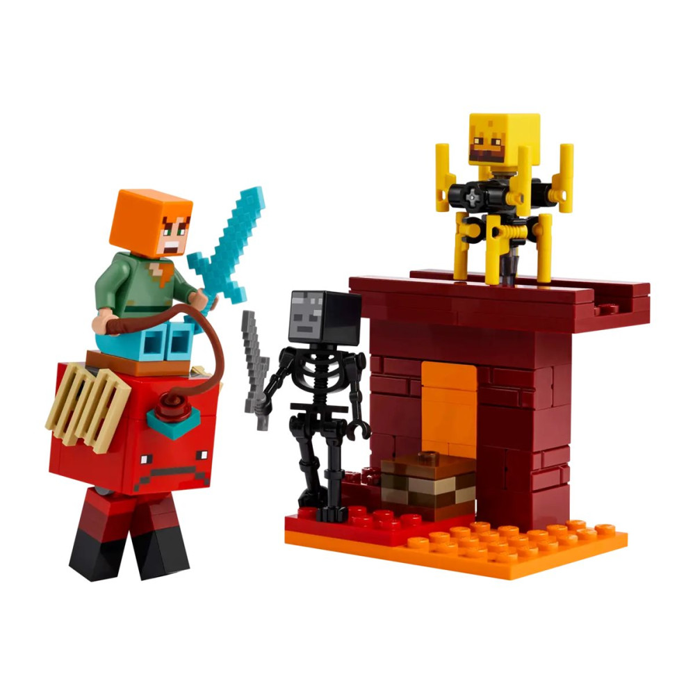 Produktbild för LEGO Minecraft 21266 - Nether Lava Söknad - byggsats