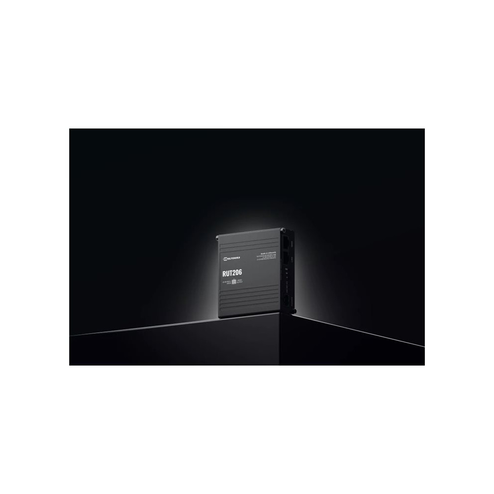 Produktbild för Teltonika RUT206 - trådlös router - WWAN - Wi-Fi - 3G, 4G, 2G - DIN-skenmonterbar, väggmonterbar, bordsmonterbar