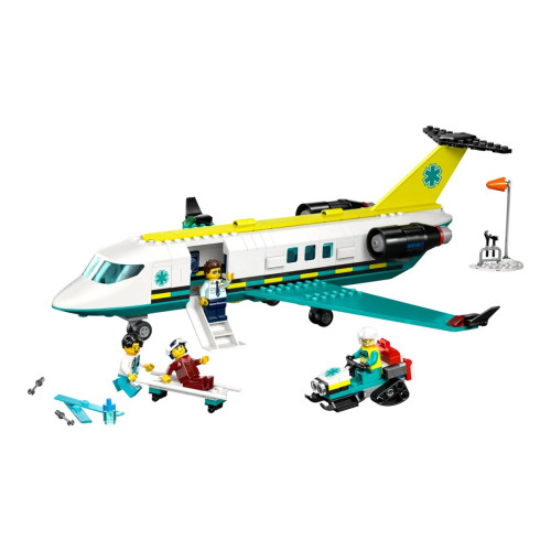 LEGO LEGO City 60465 - Akutmottagning Luftambulansflygplan - byggsats