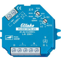 Produktbild för Eltako EUD61NPN-UC, Lysdæmper &amp kontakt, Monterbar, Blå,...