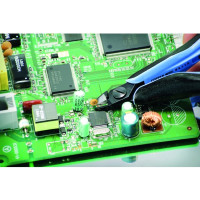 Produktbild för Bahco Elektroniktång, sidavbitare. Ovalt huvud, Avbitartång,...